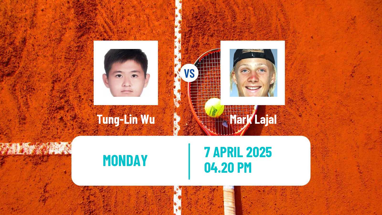Tennis Sarasota Challenger Men Tung-Lin Wu - Mark Lajal
