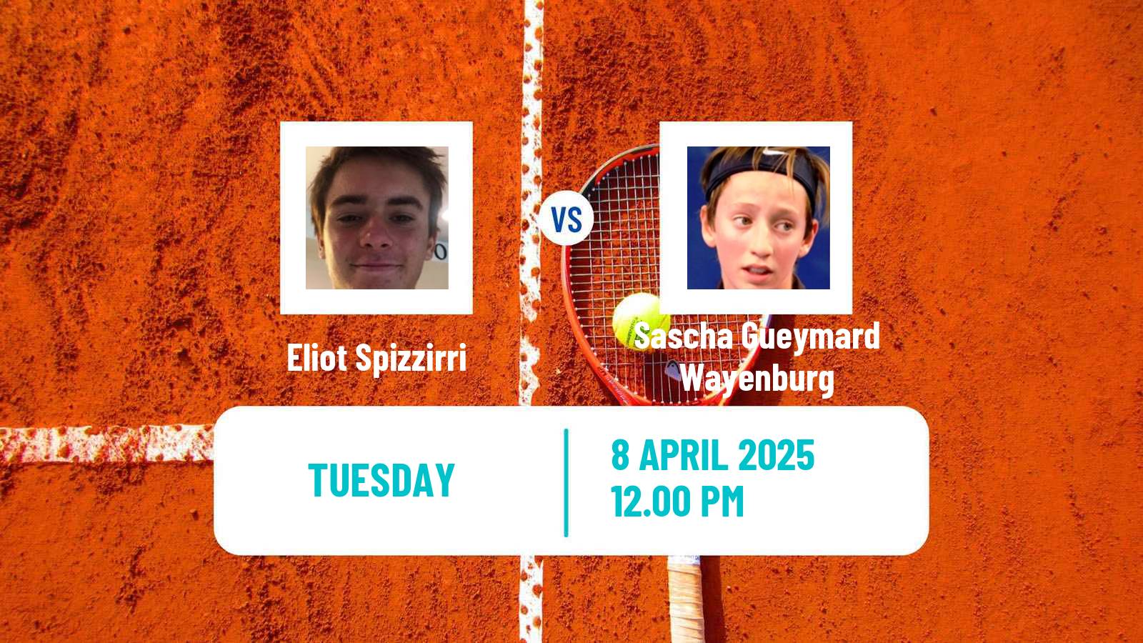 Tennis Sarasota Challenger Men Eliot Spizzirri - Sascha Gueymard Wayenburg