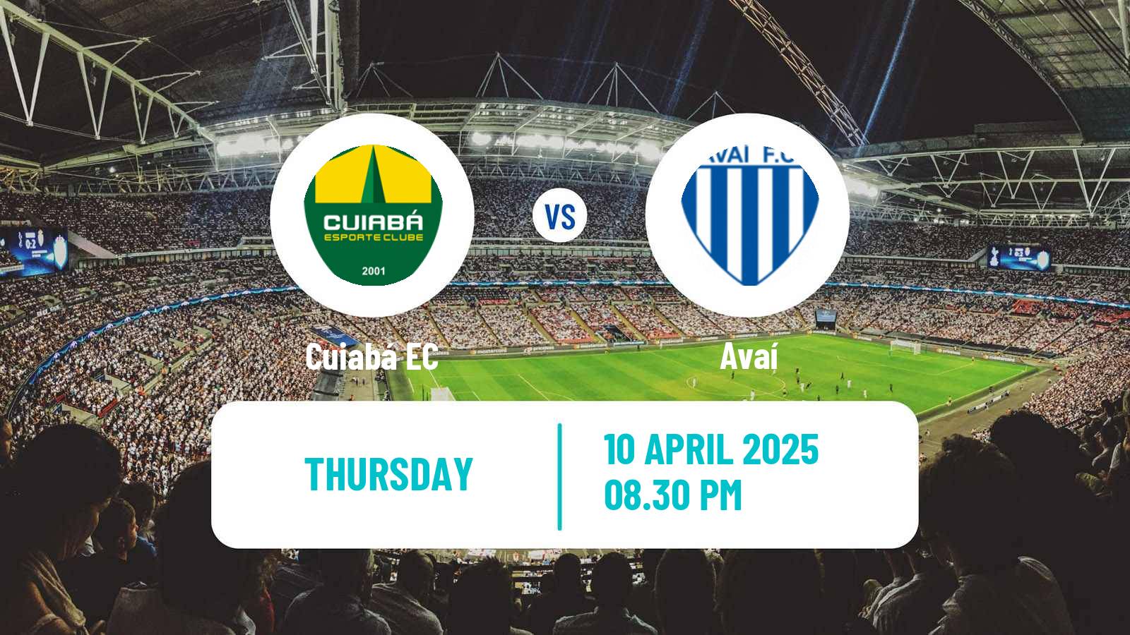 Soccer Brazilian Serie B Cuiabá - Avaí