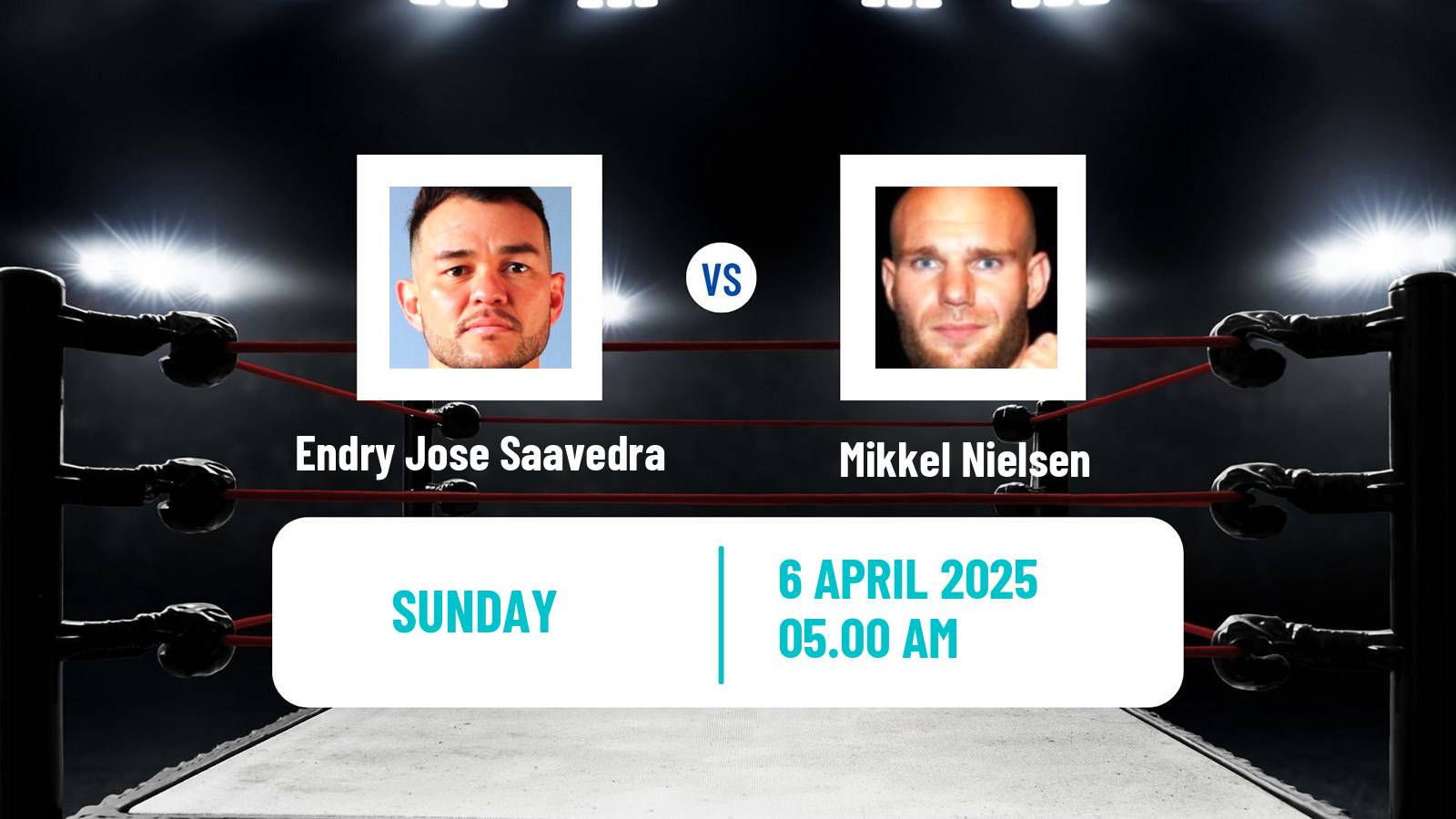 Boxing Middleweight Others Matches Men Endry Jose Saavedra - Mikkel Nielsen