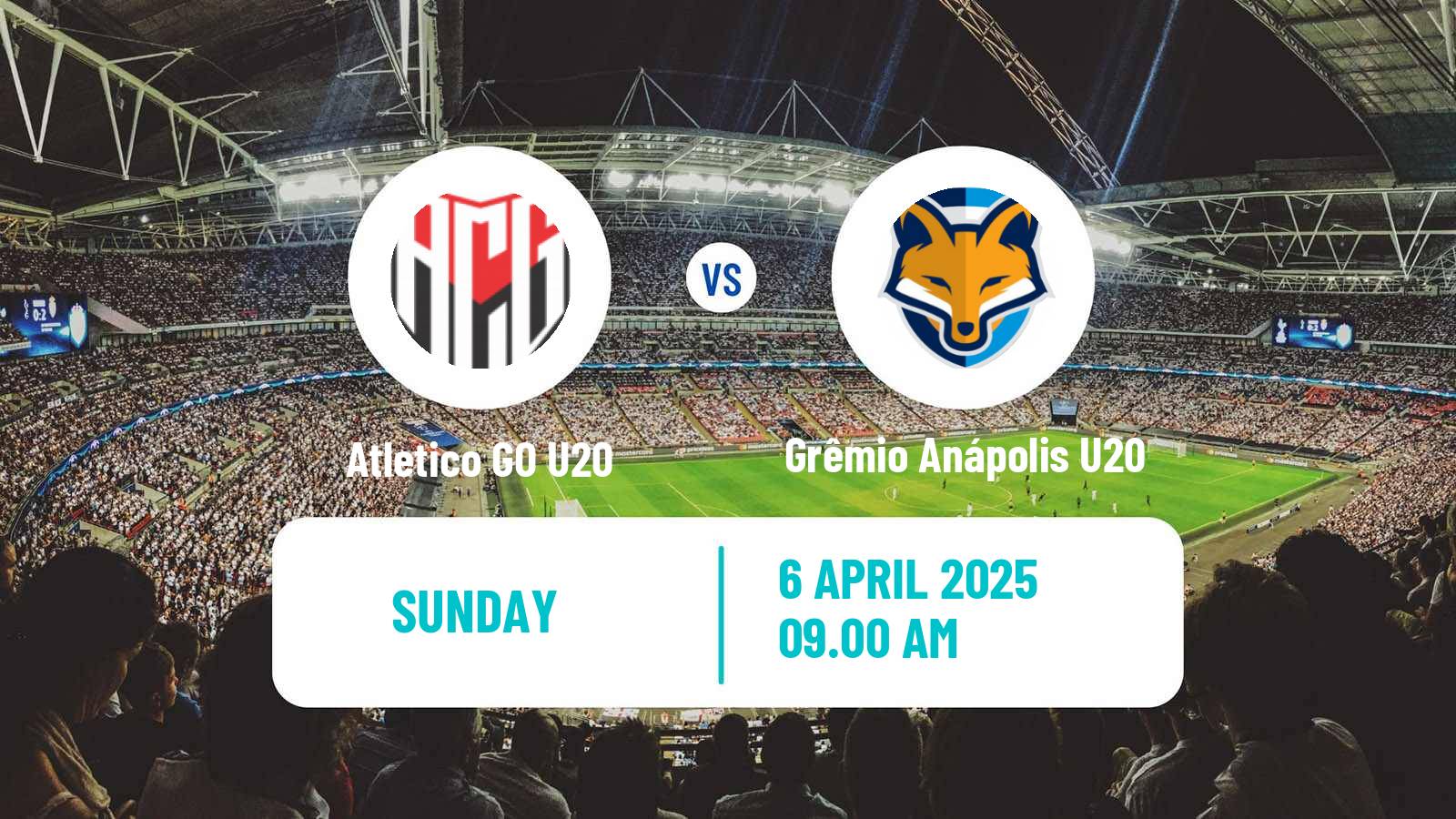 Soccer Brazilian Goiano U20 Atletico GO U20 - Grêmio Anápolis U20