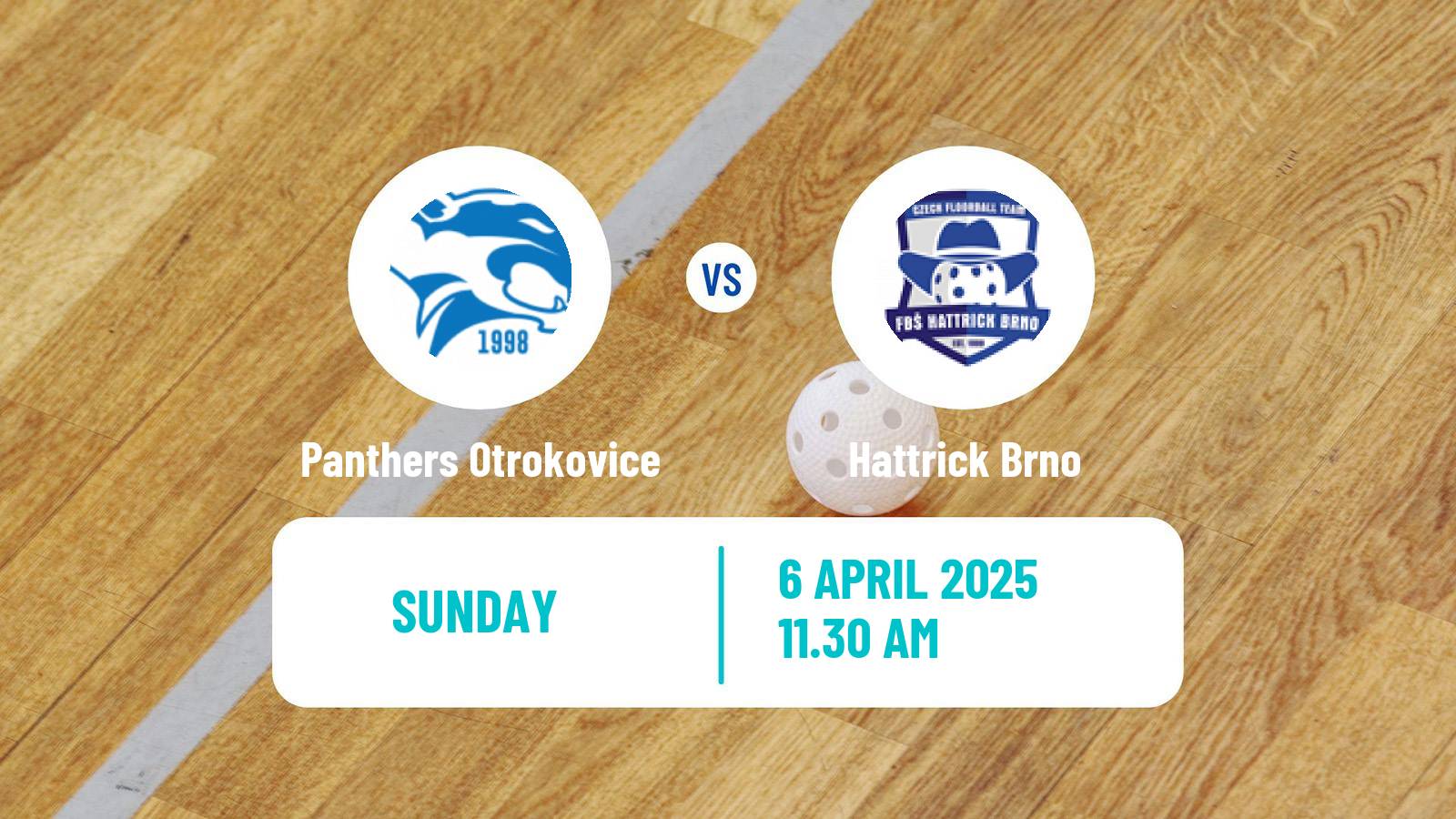 Floorball Czech 1 Liga Floorball Panthers Otrokovice - Hattrick Brno