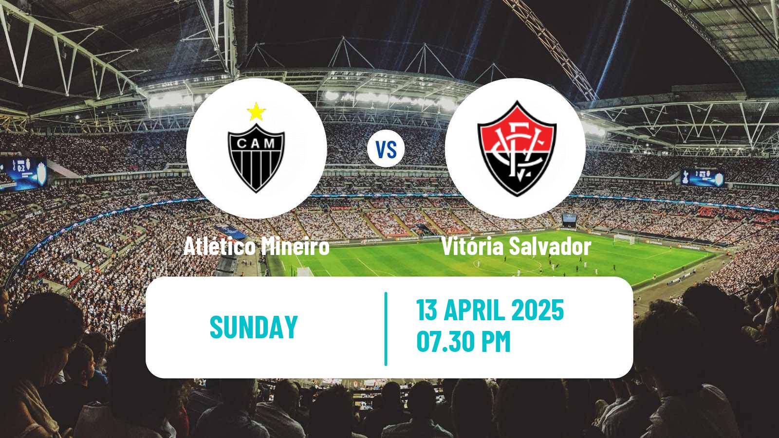 Soccer Brazilian Serie A Atlético Mineiro - Vitória Salvador