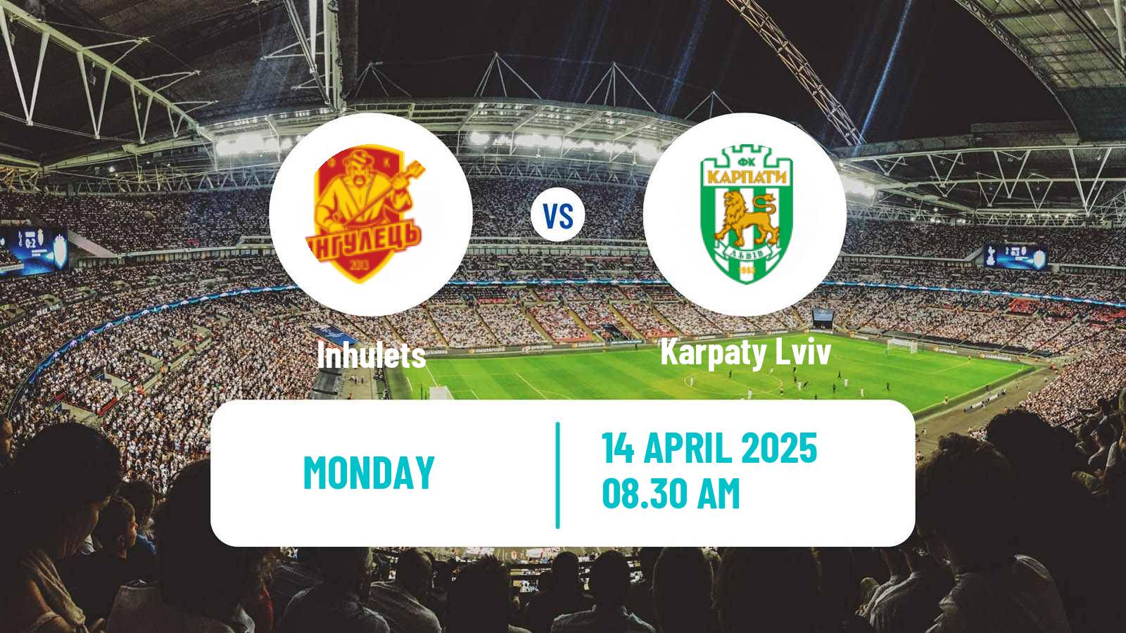 Soccer Ukrainian Premier League Inhulets - Karpaty Lviv