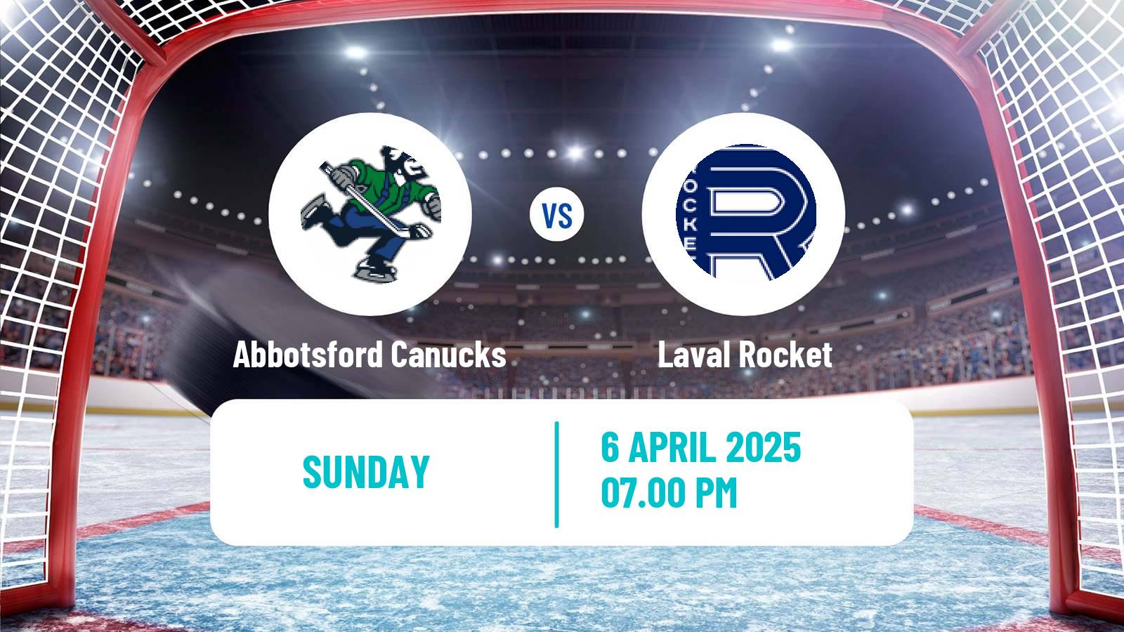 Hockey AHL Abbotsford Canucks - Laval Rocket
