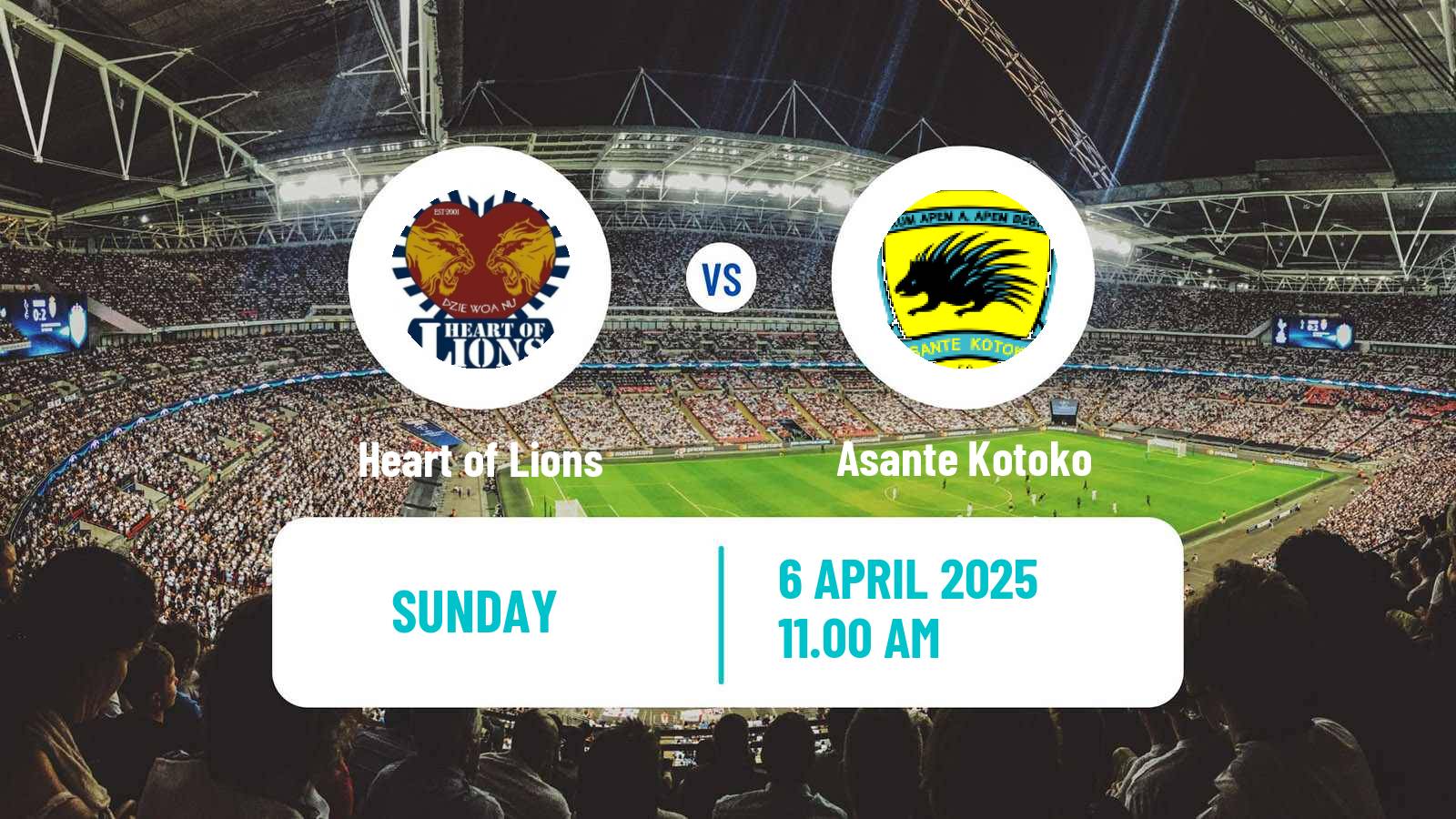 Soccer Ghanaian Premier League Heart of Lions - Asante Kotoko