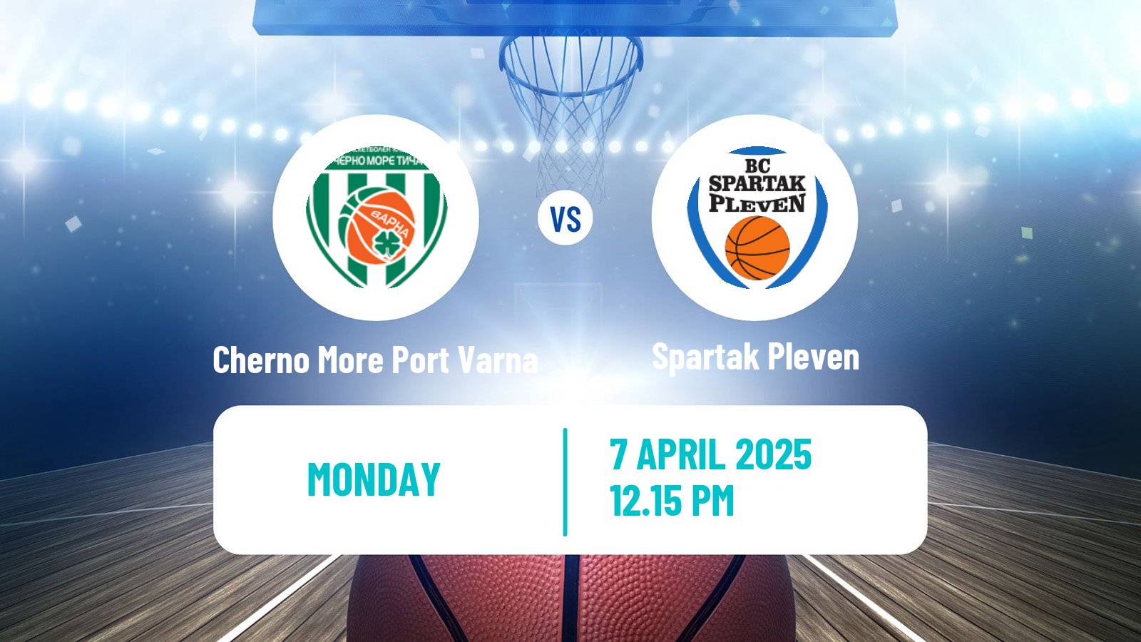 Basketball Bulgarian NBL Cherno More Port Varna - Spartak Pleven