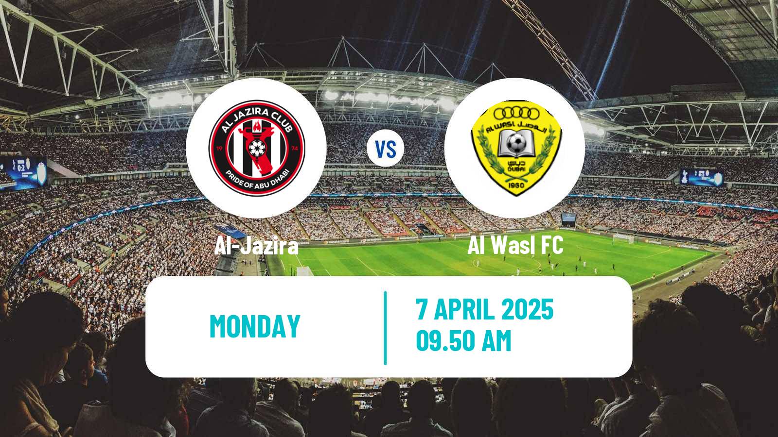 Soccer UAE Football League Al-Jazira - Al Wasl