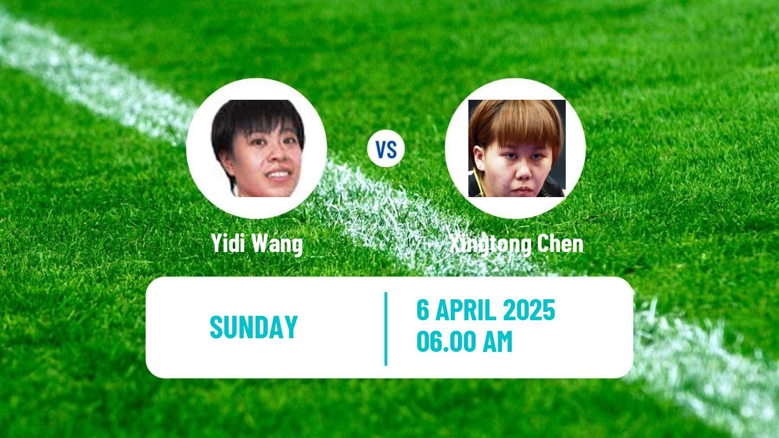 Table tennis Wtt Champions Incheon Women Yidi Wang - Xingtong Chen