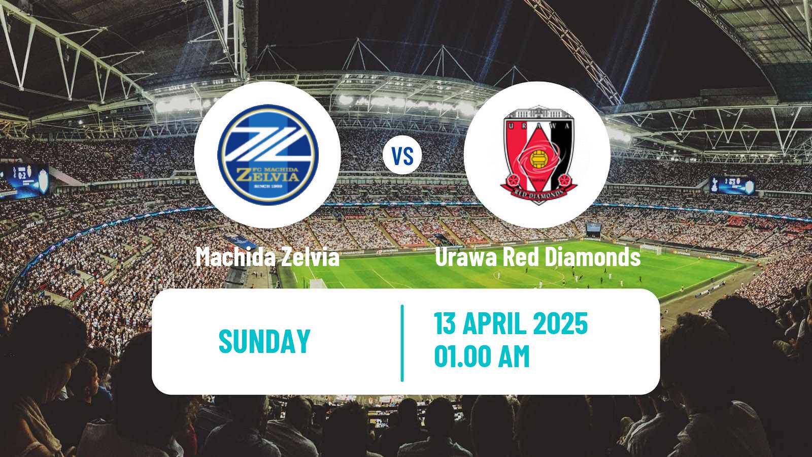 Soccer Japan J1 League Machida Zelvia - Urawa Red Diamonds