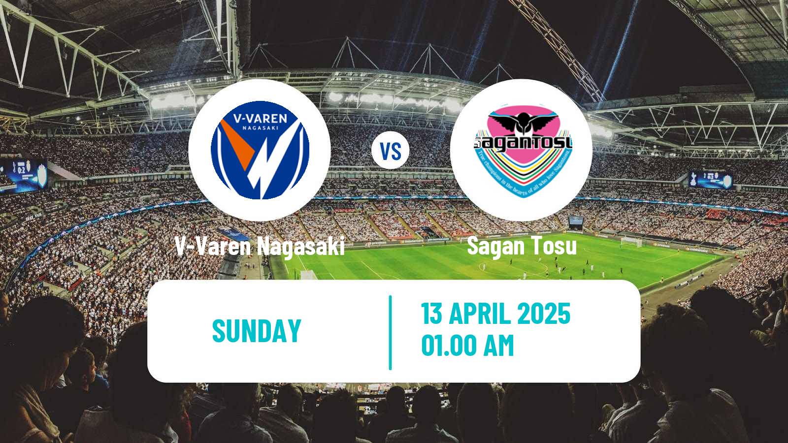 Soccer Japan J2 League V-Varen Nagasaki - Sagan Tosu