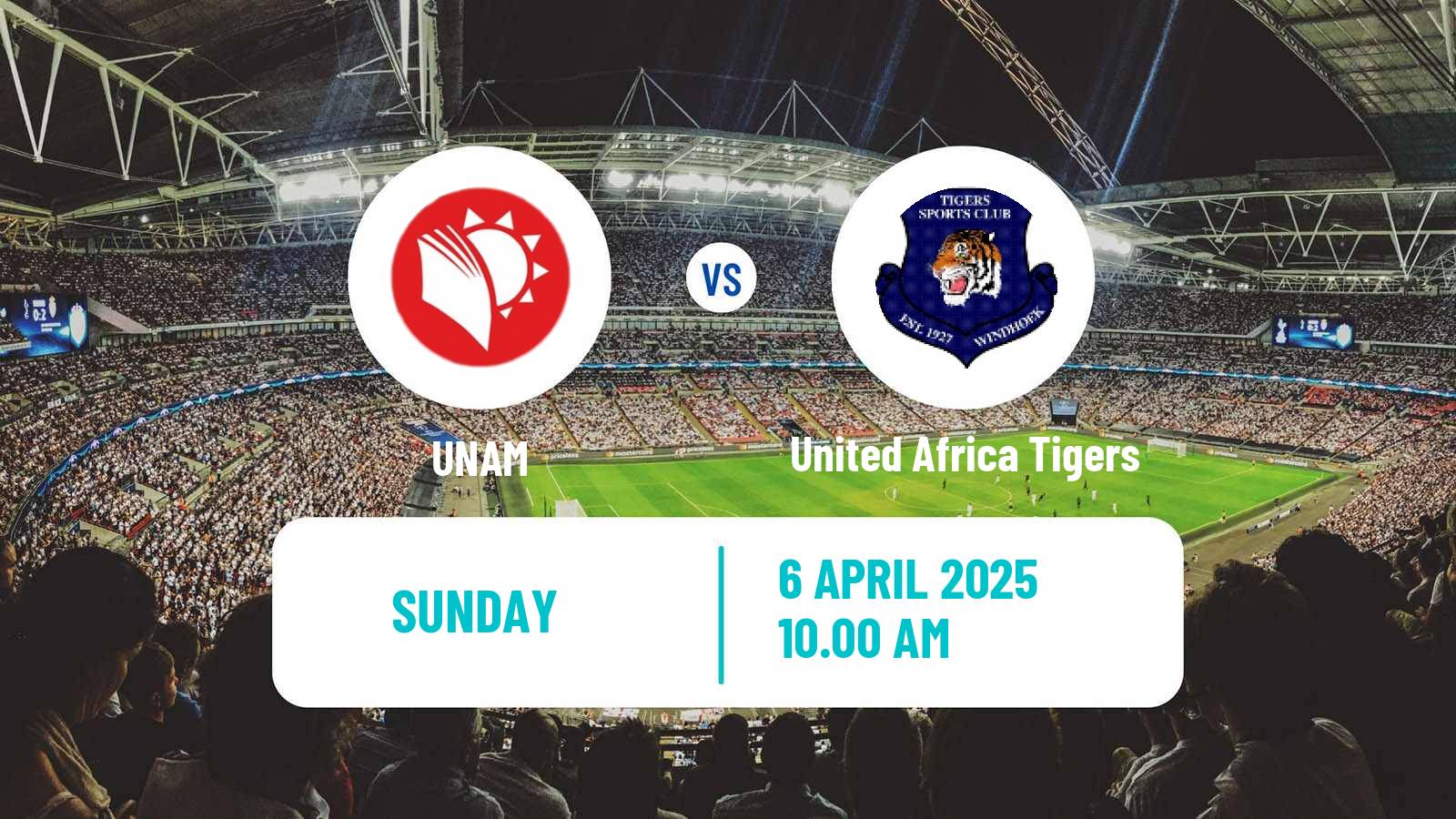 Soccer Namibia Premiership UNAM - United Africa Tigers