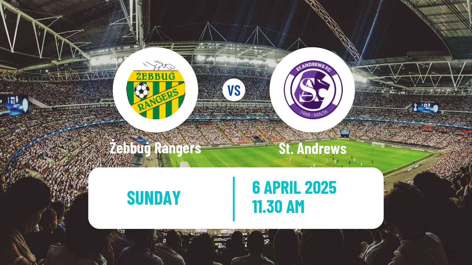 Soccer Maltese Challenge League Żebbuġ Rangers - St. Andrews