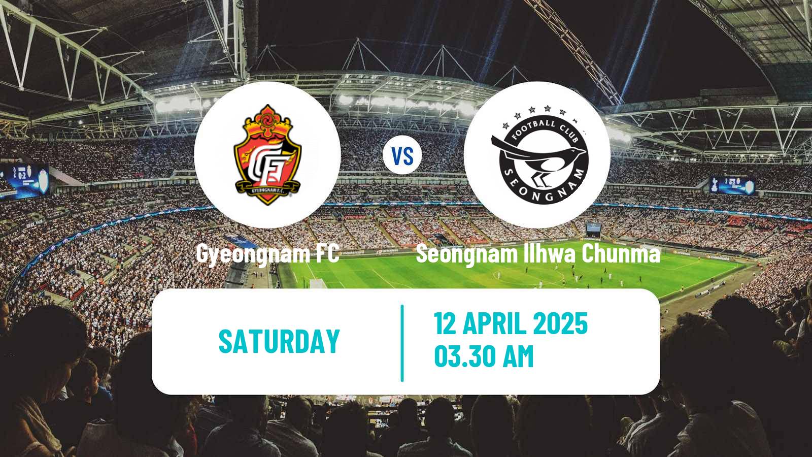 Soccer South Korean K-League 2 Gyeongnam - Seongnam Ilhwa Chunma