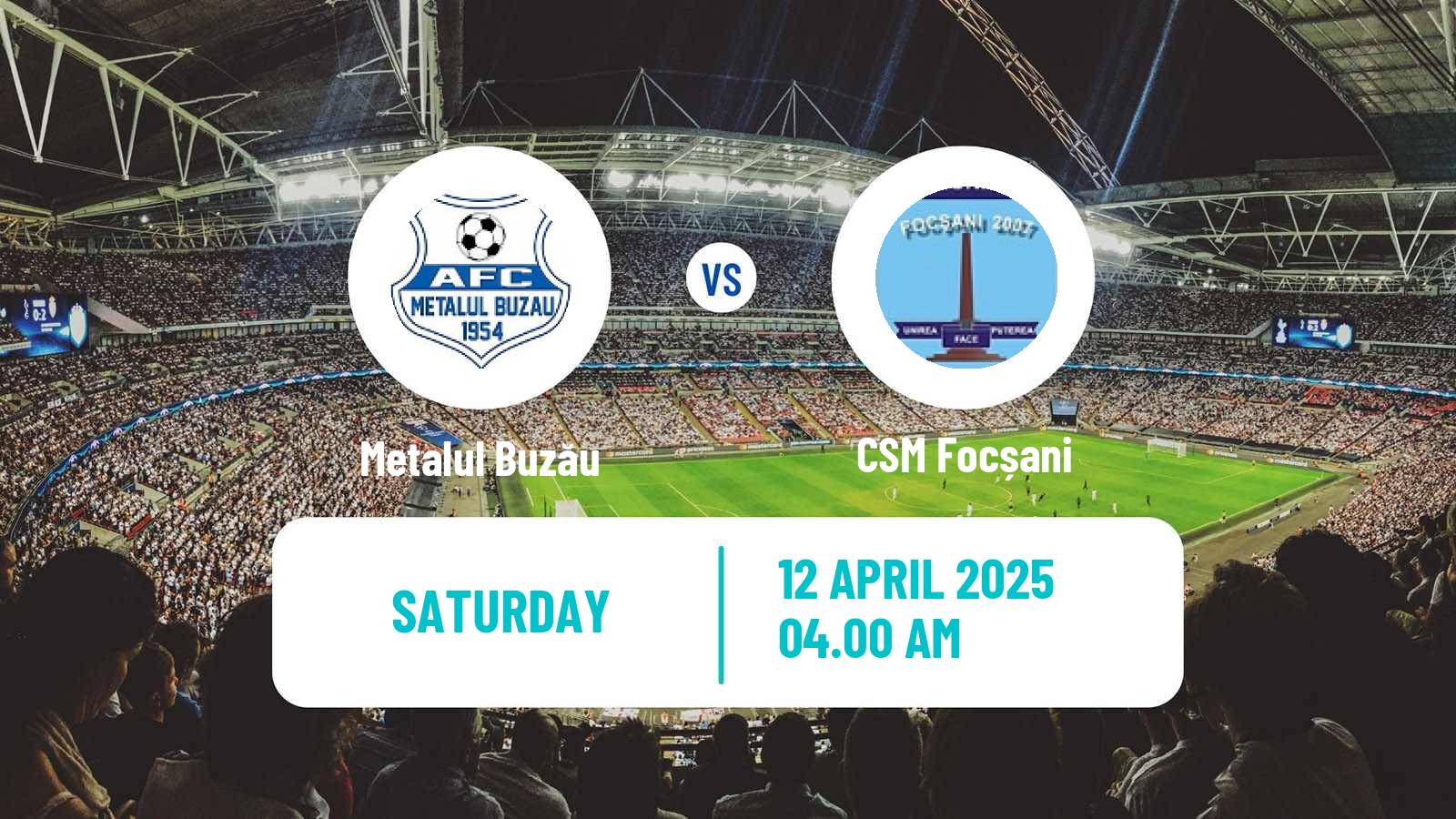 Soccer Romanian Division 2 Metalul Buzău - CSM Focșani