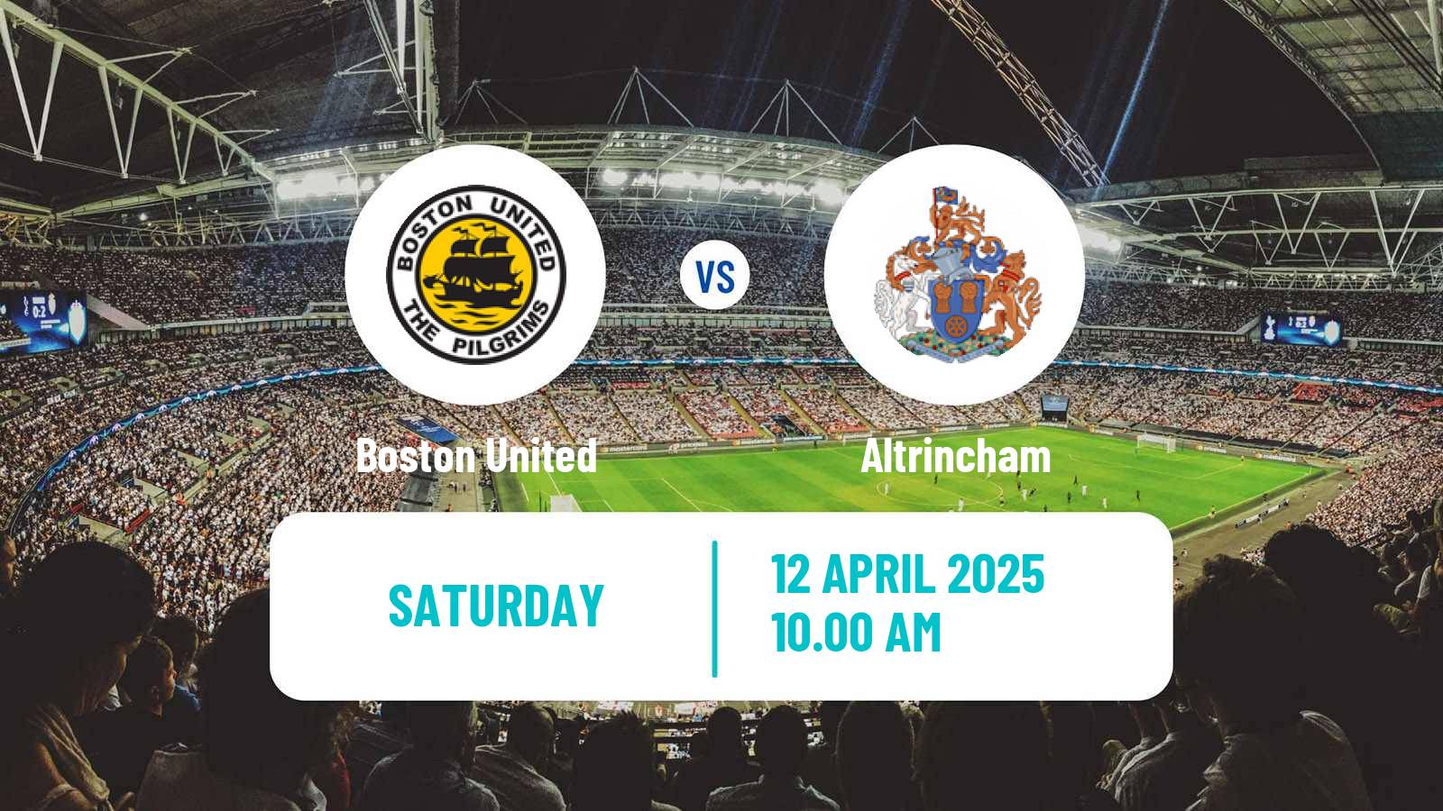 Soccer English National League Boston United - Altrincham