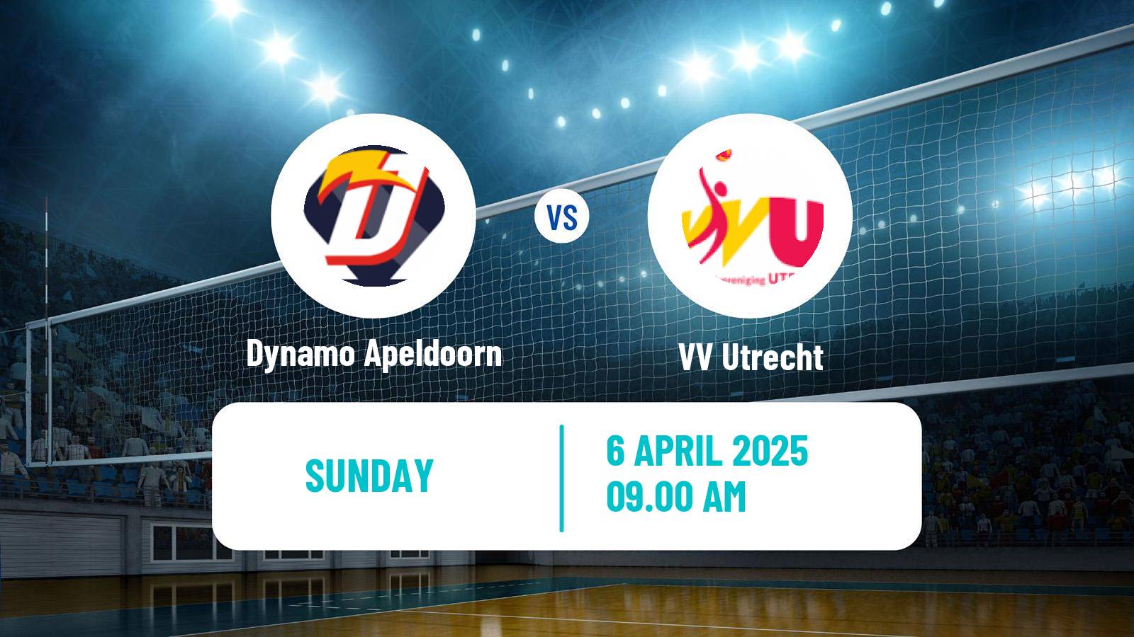 Volleyball Dutch Eredivisie Volleyball Women Dynamo Apeldoorn - VV Utrecht