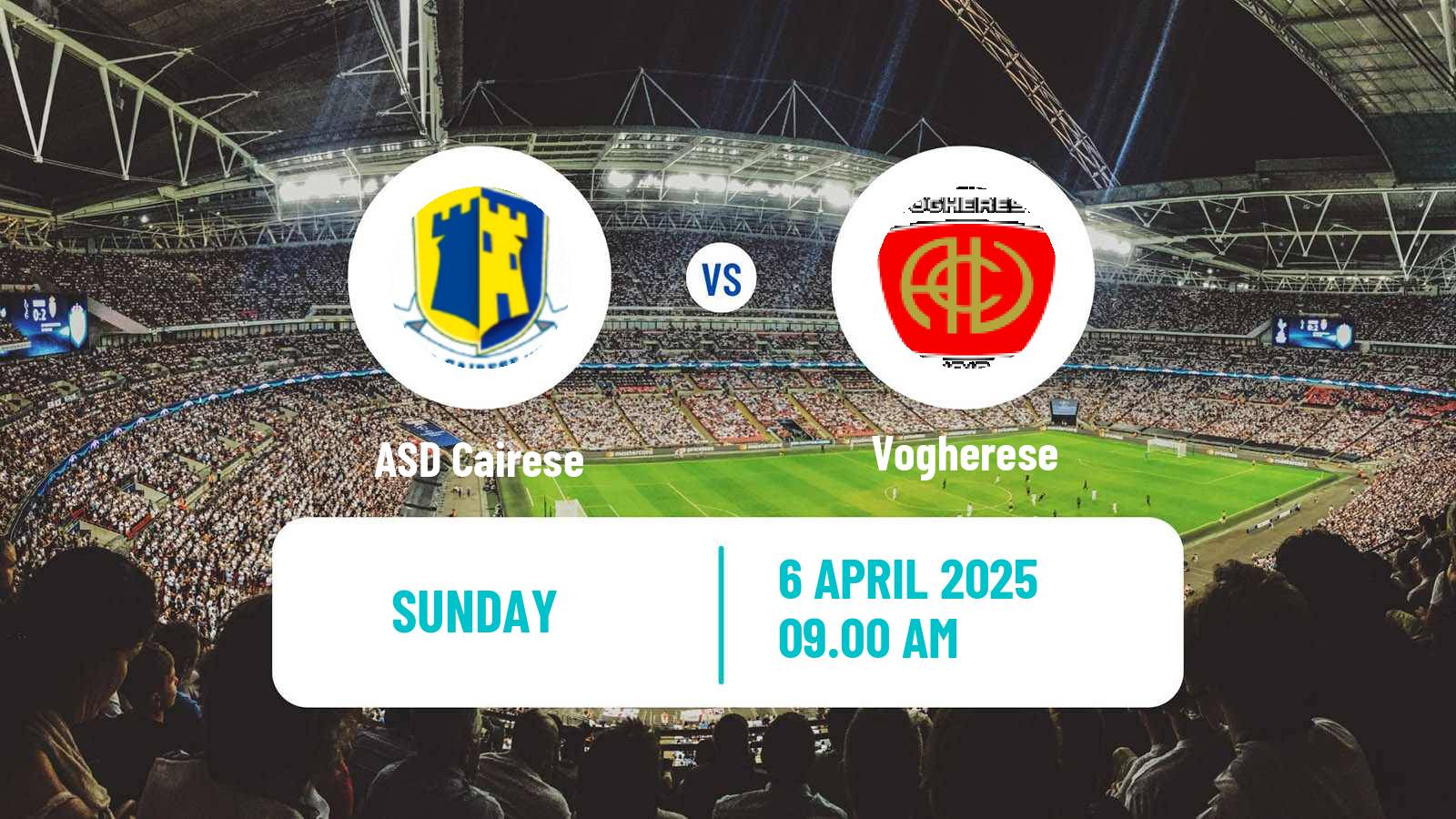 Soccer Italian Serie D - Group A Cairese - Vogherese
