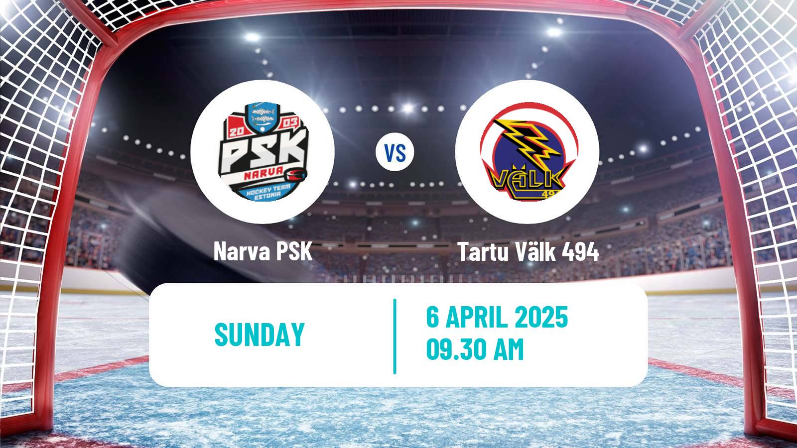 Hockey Estonian Hokiliiga Narva PSK - Tartu Välk 494