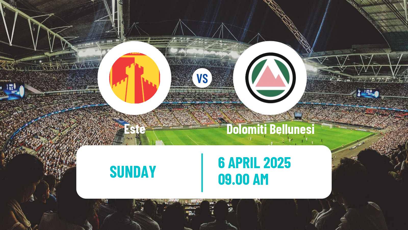 Soccer Italian Serie D - Group C Este - Dolomiti Bellunesi