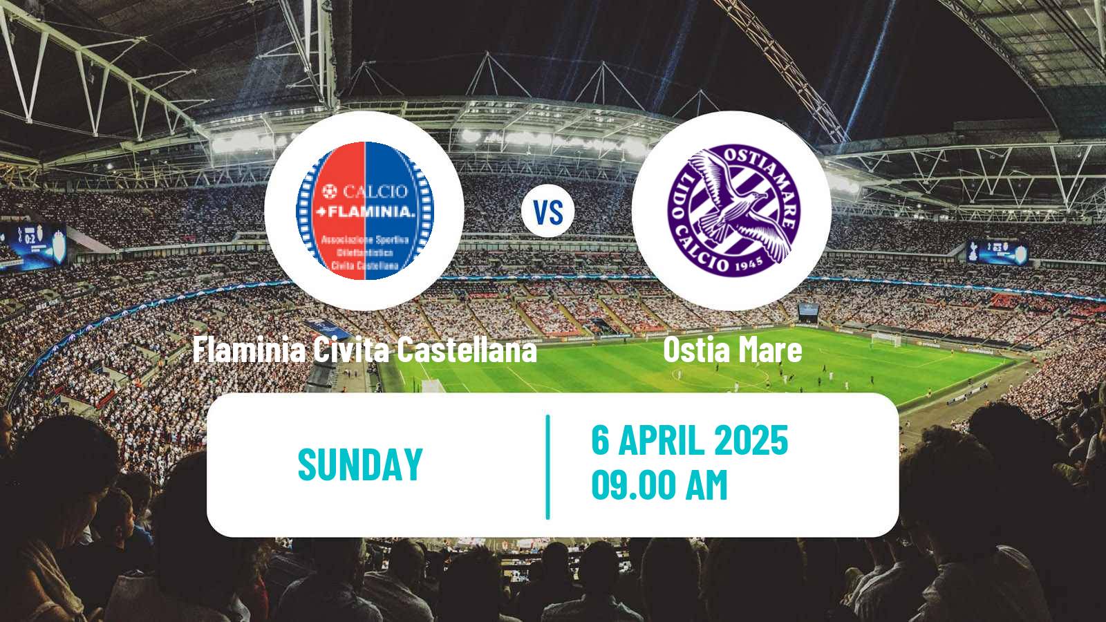 Soccer Italian Serie D - Group E Flaminia Civita Castellana - Ostia Mare