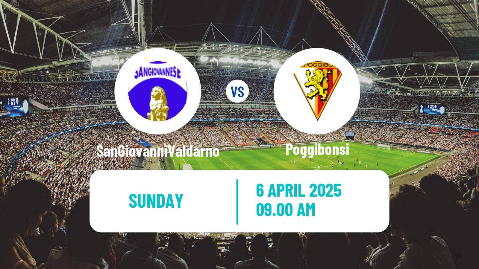 Soccer Italian Serie D - Group E SanGiovanniValdarno - Poggibonsi