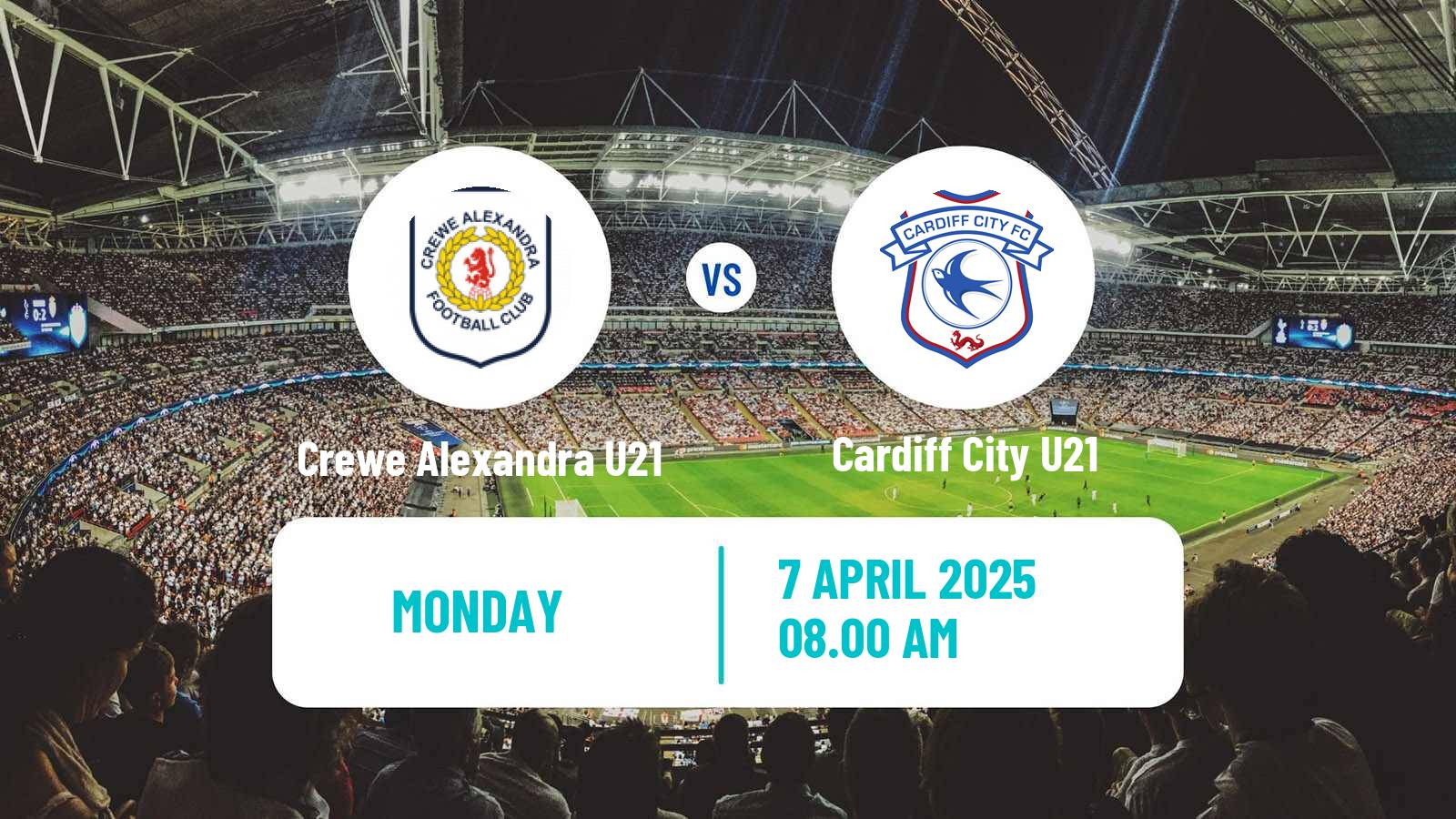 Soccer English Professional Development League Crewe Alexandra U21 - Cardiff City U21