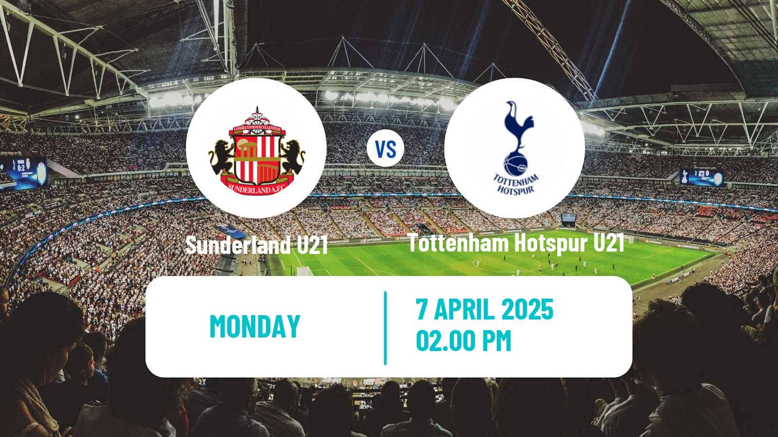 Soccer English Premier League 2 Sunderland U21 - Tottenham Hotspur U21