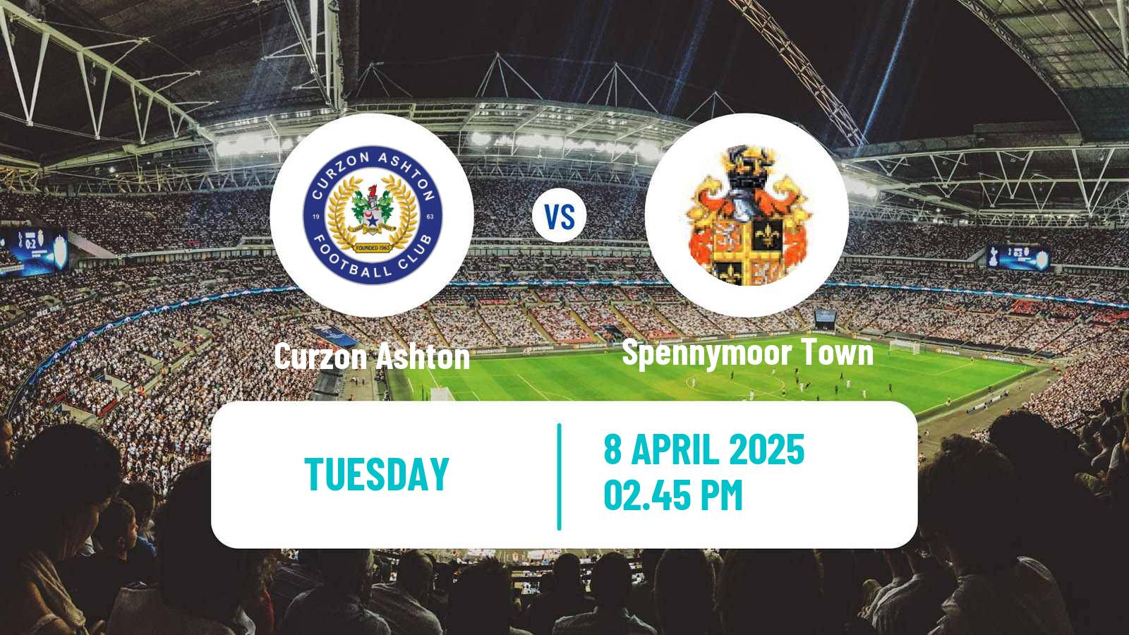 Soccer English National League North Curzon Ashton - Spennymoor Town