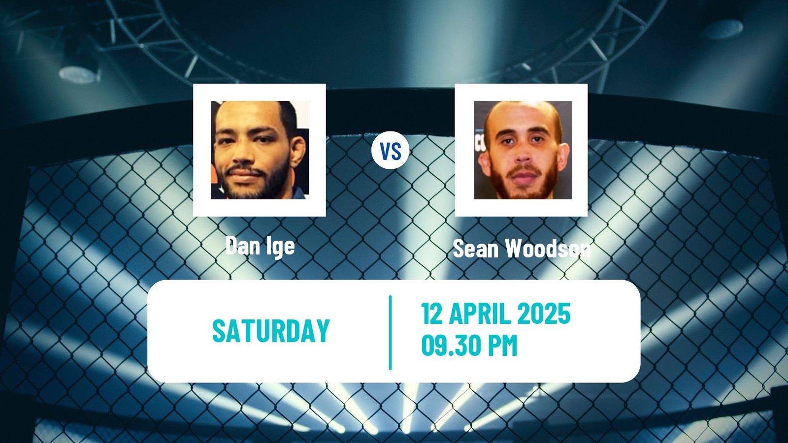 MMA Featherweight UFC Men Dan Ige - Sean Woodson