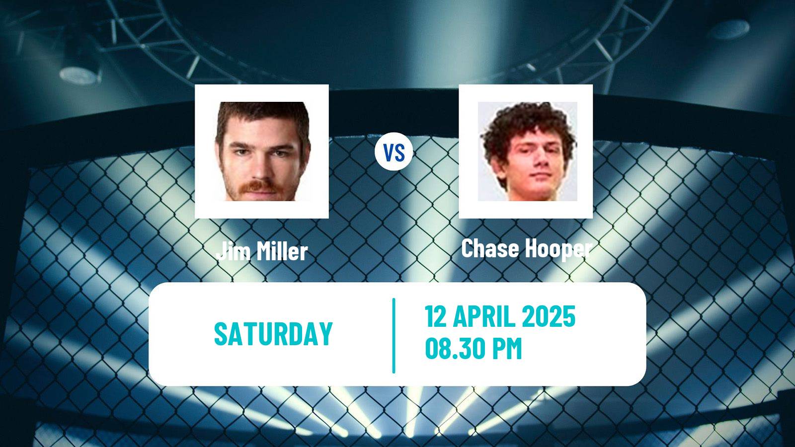 MMA Lightweight UFC Men Jim Miller - Chase Hooper
