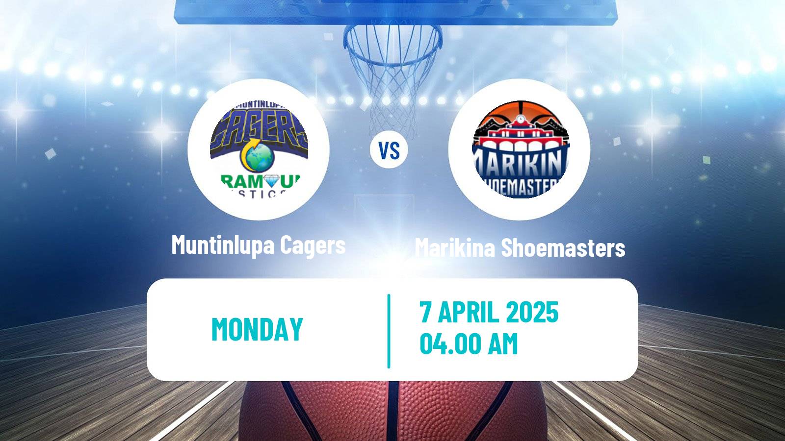 Basketball Philippines MBPL  Muntinlupa Cagers - Marikina Shoemasters