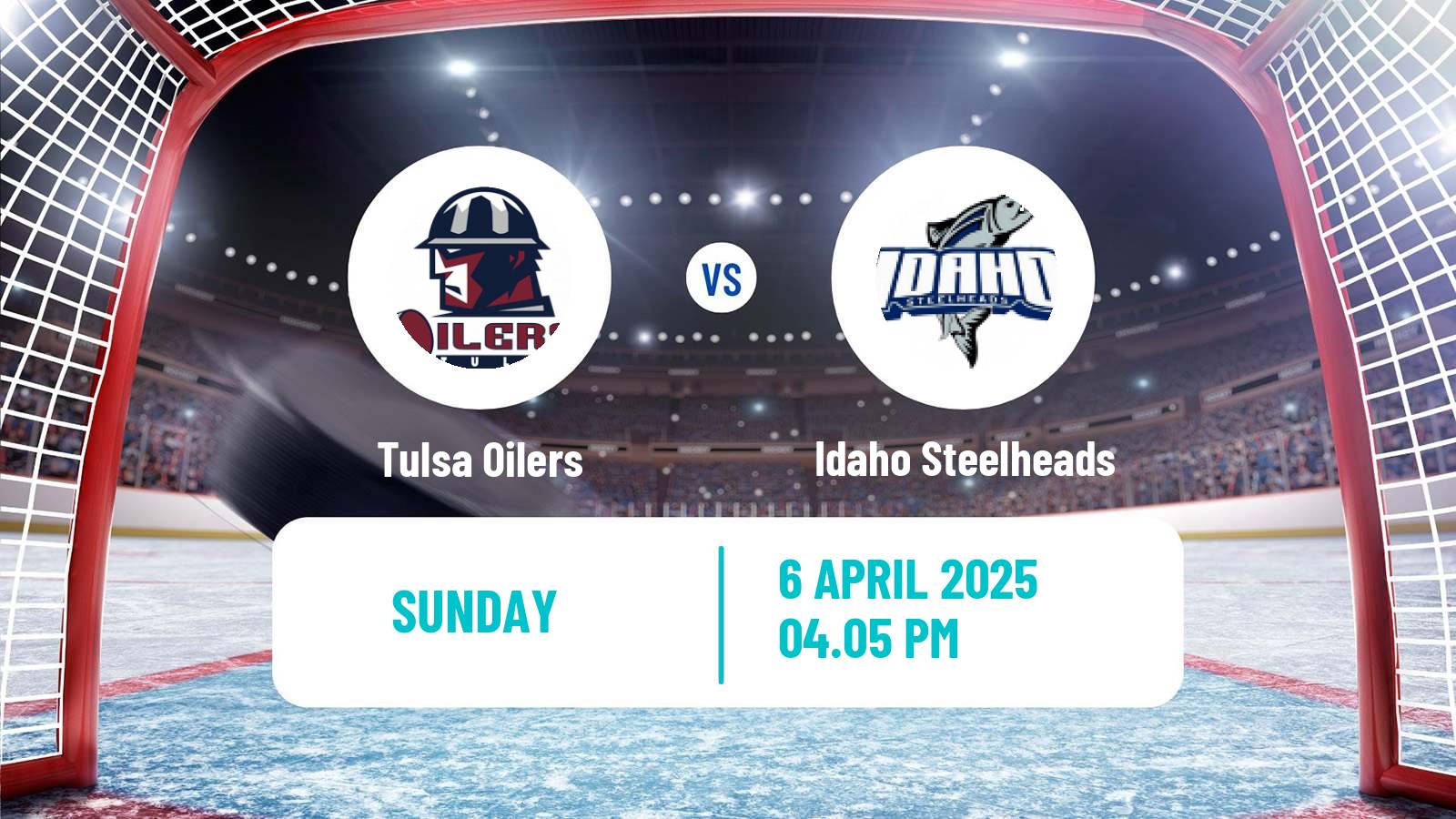 Hockey ECHL Tulsa Oilers - Idaho Steelheads