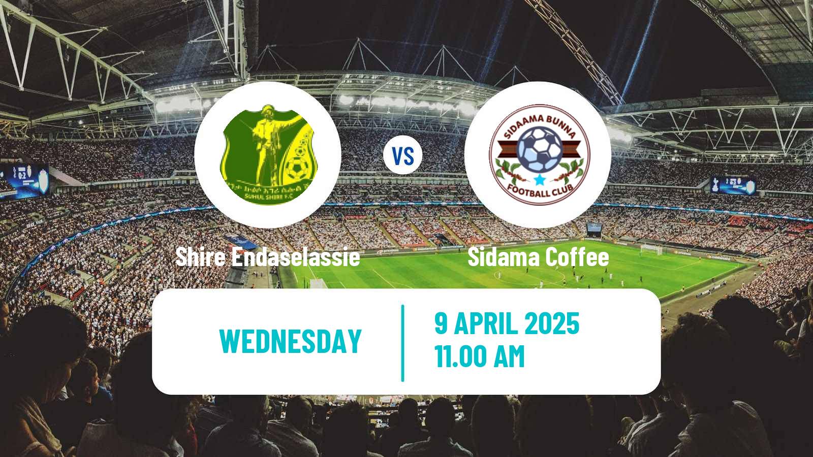 Soccer Ethiopian Premier League Shire Endaselassie - Sidama Coffee