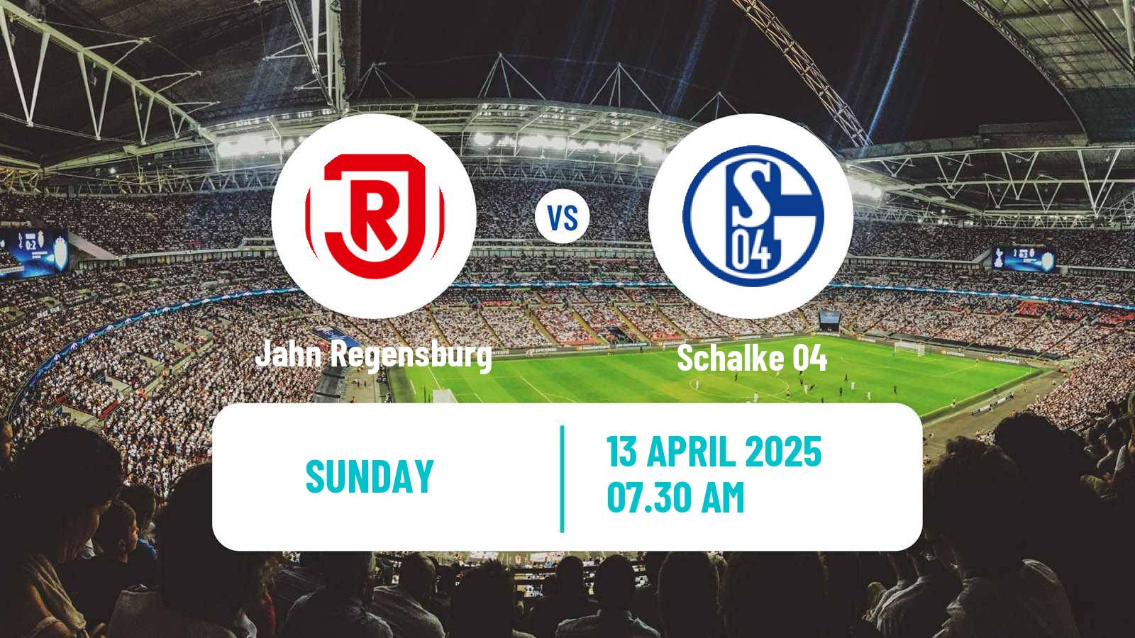 Soccer German 2 Bundesliga Jahn Regensburg - Schalke 04