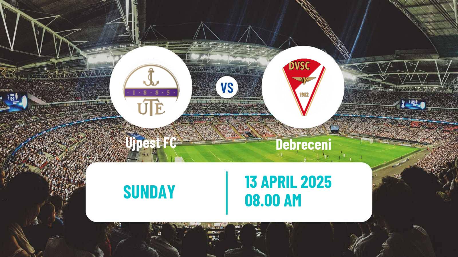 Soccer Hungarian NB I Ujpest - Debreceni