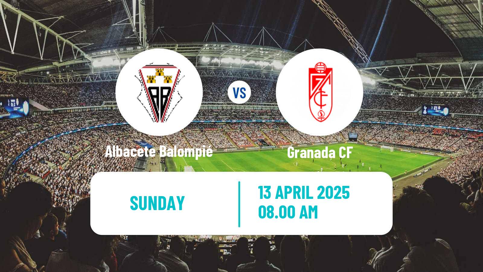 Soccer Spanish LaLiga2 Albacete Balompié - Granada