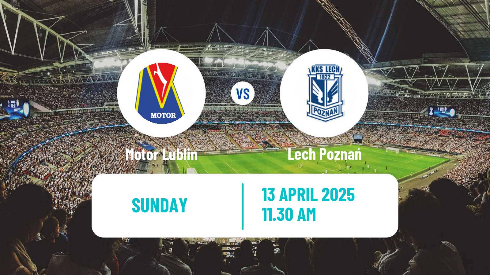 Soccer Polish Ekstraklasa Motor Lublin - Lech Poznań