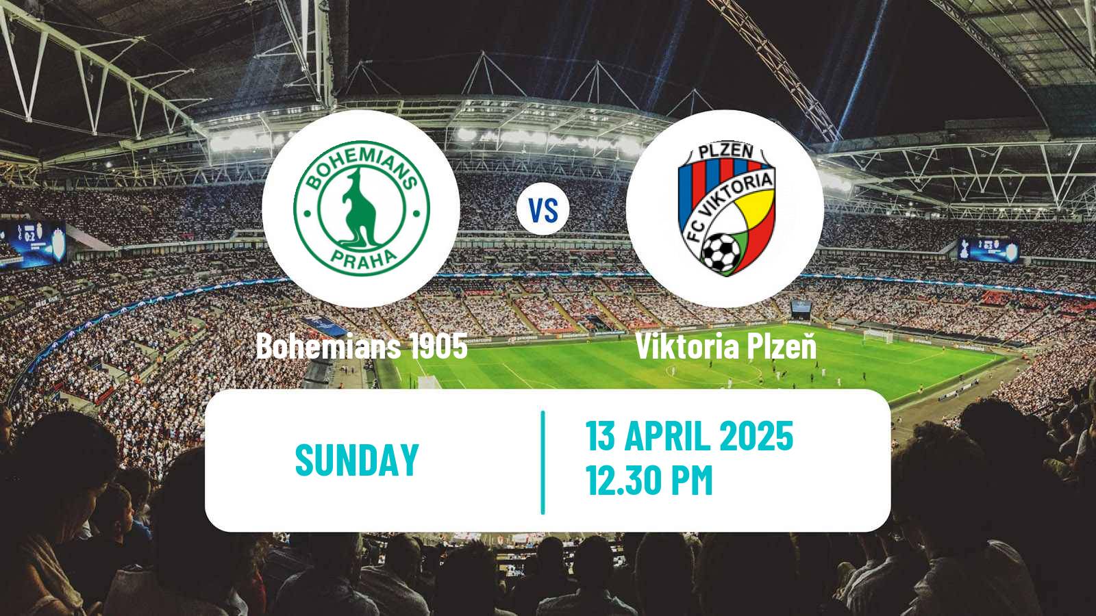 Soccer Czech 1 Liga Bohemians 1905 - Viktoria Plzeň