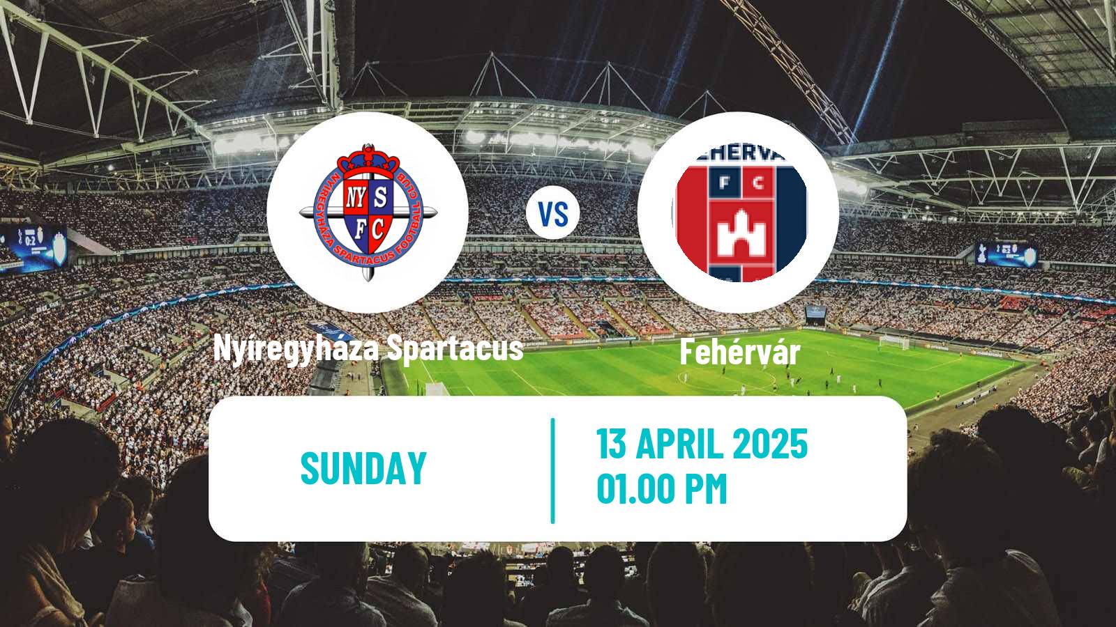 Soccer Hungarian NB I Nyíregyháza Spartacus - Fehérvár
