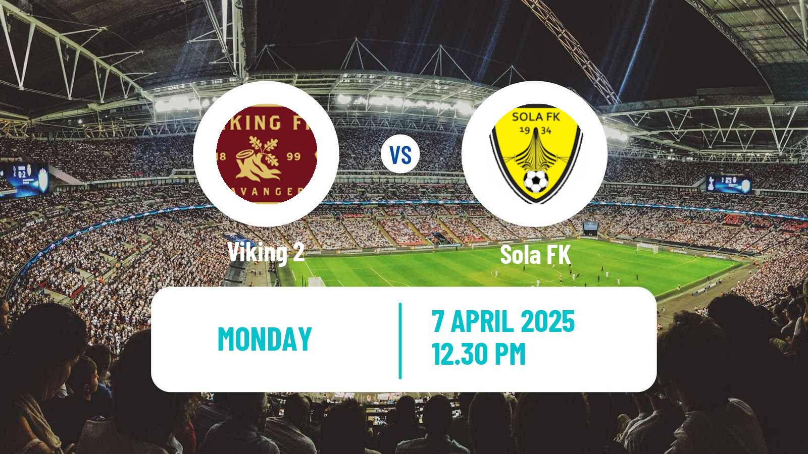 Soccer Norwegian Division 3 - Group 5 Viking 2 - Sola