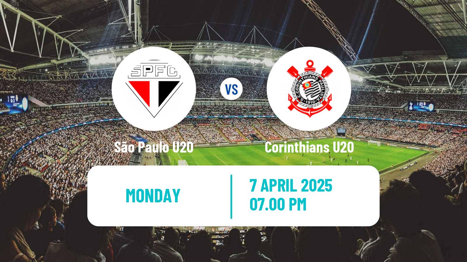 Soccer Brasileiro U20 São Paulo U20 - Corinthians U20