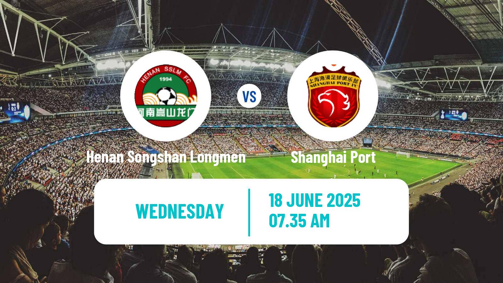 Soccer Chinese Super League Henan Songshan Longmen - Shanghai Port