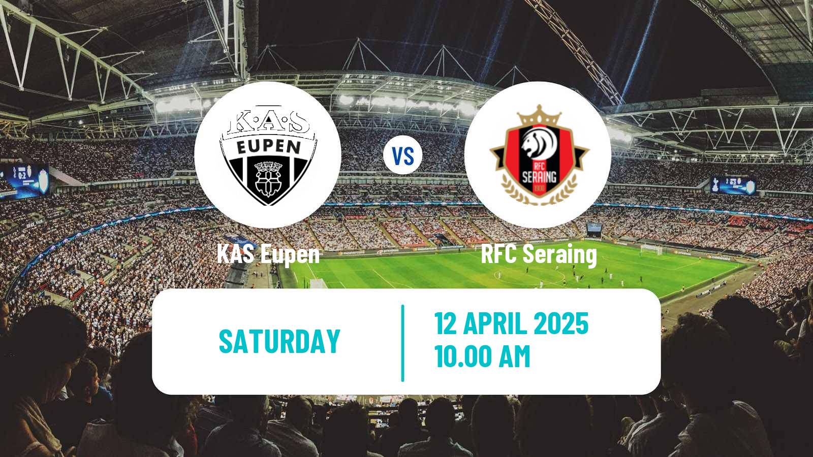 Soccer Belgian Сhallenger Pro League Eupen - Seraing