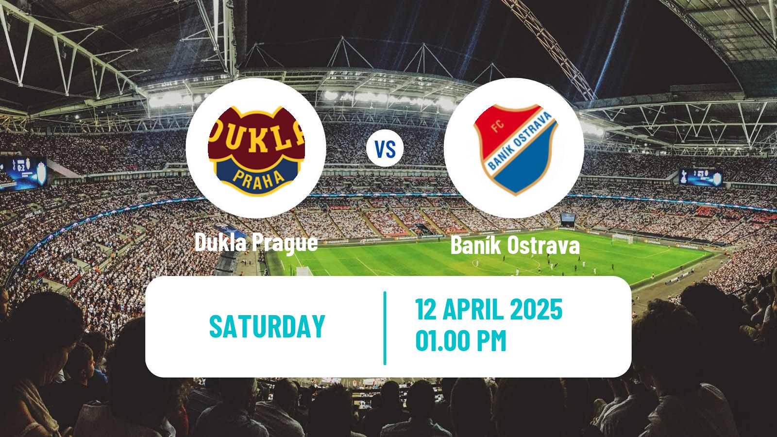 Soccer Czech 1 Liga Dukla Prague - Baník Ostrava