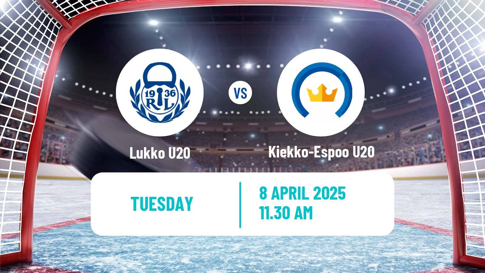 Hockey Finnish SM-sarja U20 Lukko U20 - Kiekko-Espoo U20
