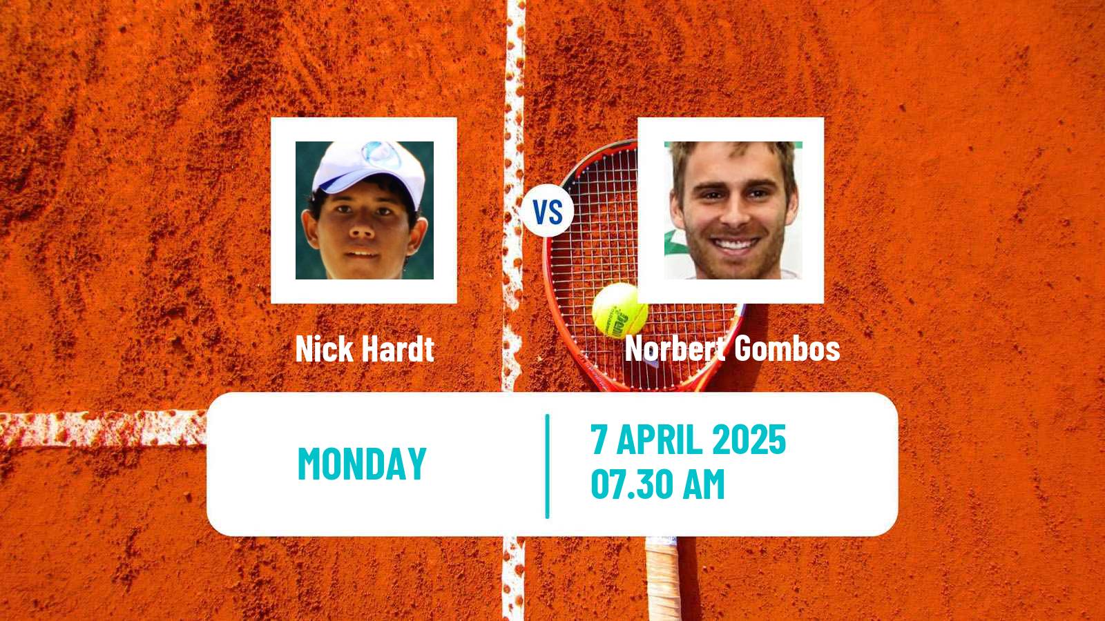 Tennis Madrid Challenger Men Nick Hardt - Norbert Gombos