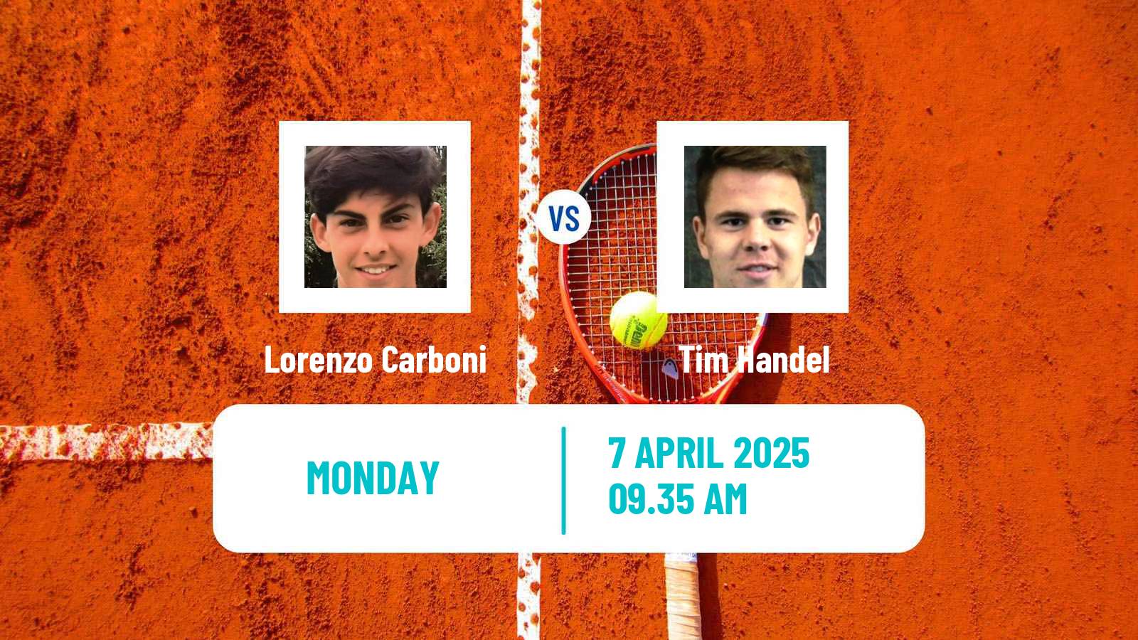 Tennis ITF M25 Santa Margherita Di Pula 2 Men Lorenzo Carboni - Tim Handel