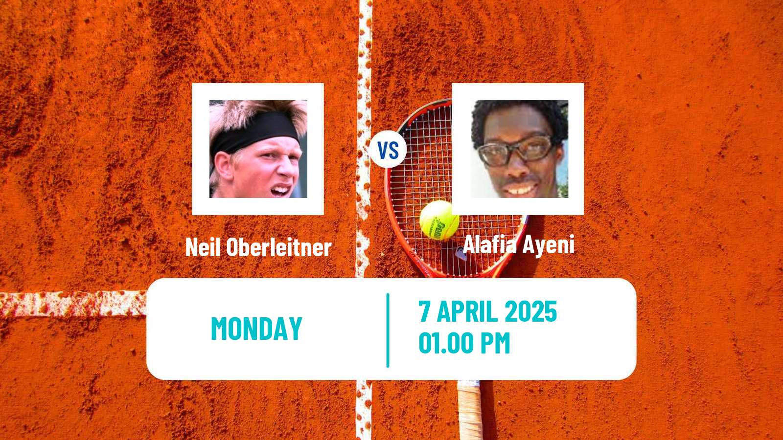 Tennis Mexico City Challenger Men Neil Oberleitner - Alafia Ayeni