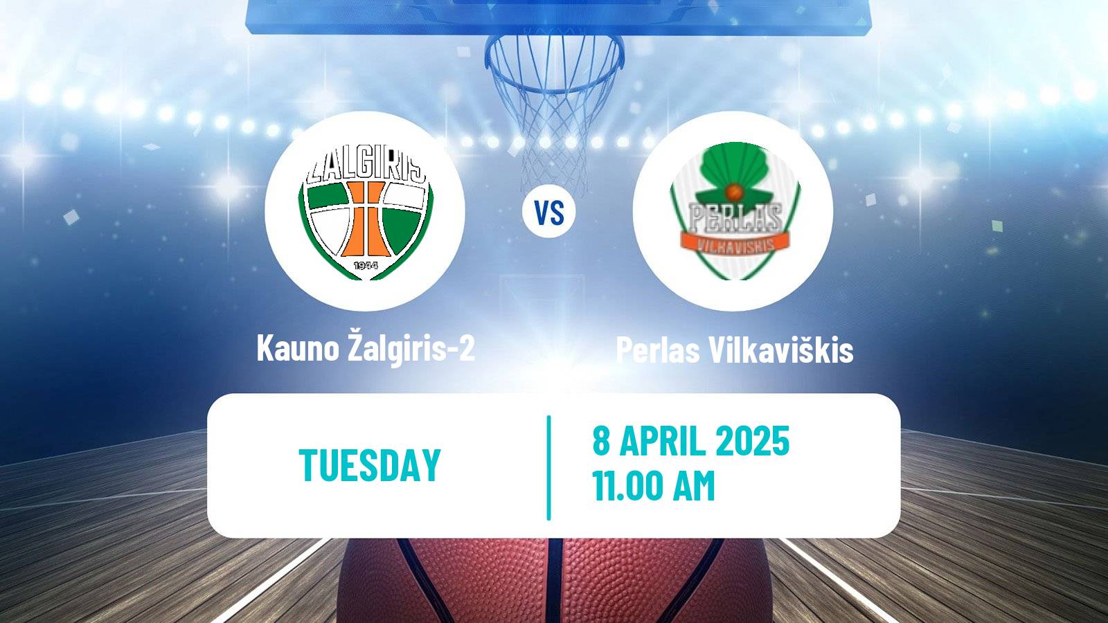 Basketball Lietuvos NKL Kauno Žalgiris-2 - Perlas Vilkaviškis